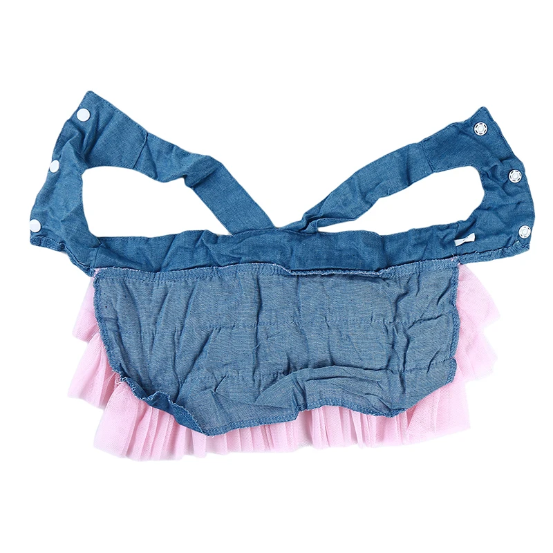 

Sling White/Pink Yarn Denim Pet Summer Dress Skirt Teddy Bomei Bichon Small Dog Princess Dress For Wedding Party Pet Dog Clothes