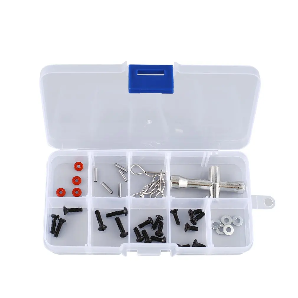 

10-36 Compartment Slots Cells Portable Tool Box Electronic Parts Screw Beads Ring Jewelry Plastic Storage Box Container Holder