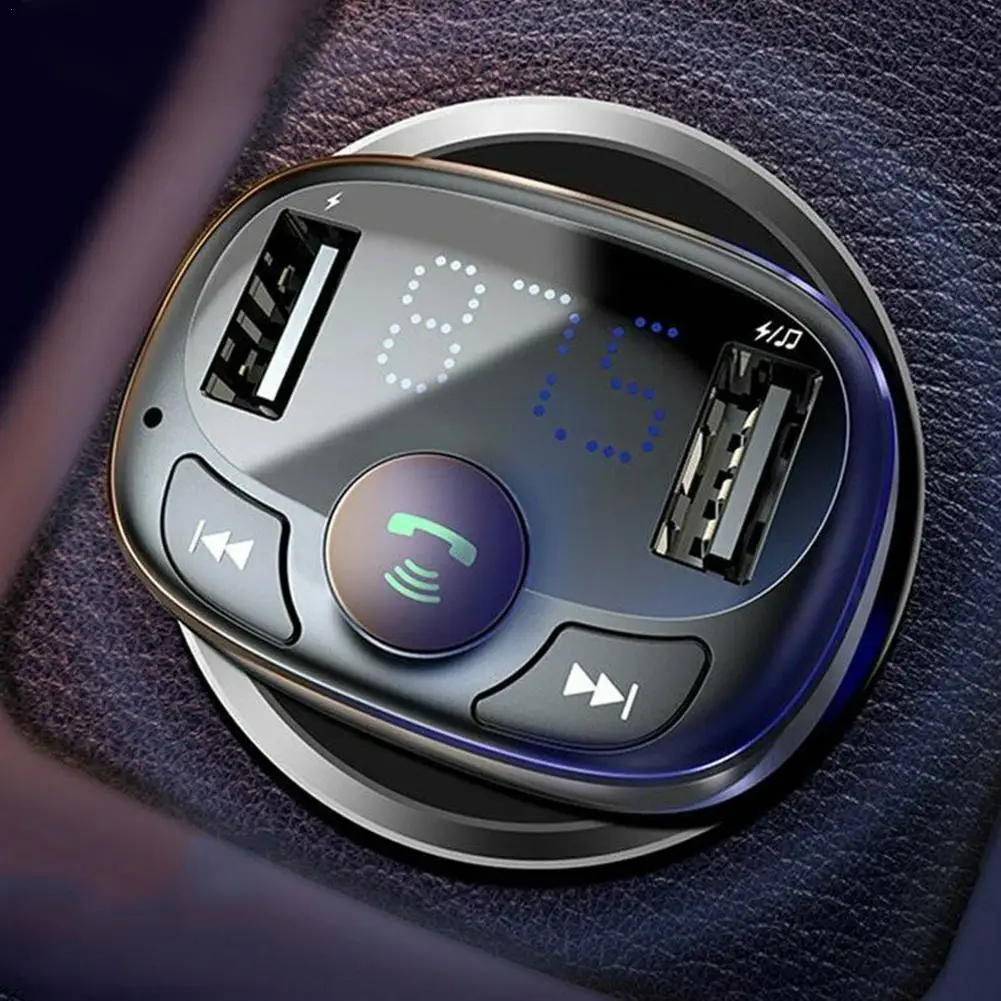 

Автомобильный FM-трансмиттер с Bluetooth и 2 USB-портами