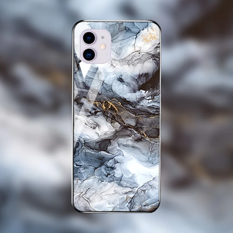 Чехол для телефона iphone 11 12 Pro Max чехол Mini X XR XS 8 7 6 6s plus твердая мраморная задняя