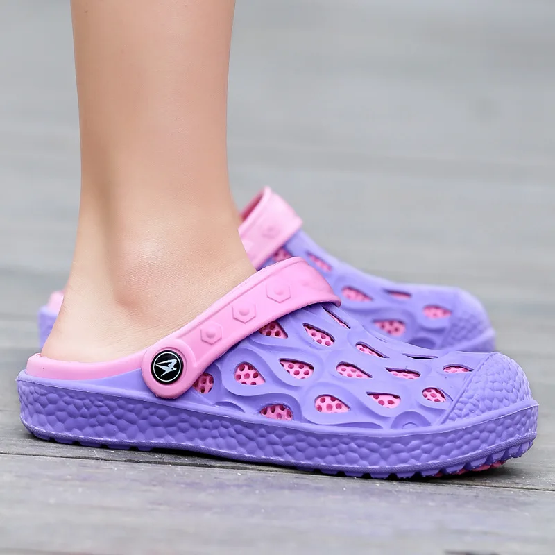 

Summer Bird's nest hole shoes beach shoes non-slip breathable sandals Baotou slippers jelly shoes