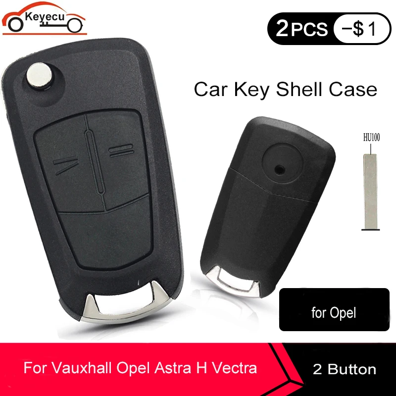 KEYECU Новый Сменный раскладной чехол для ключей с дистанционным управлением Fob 2