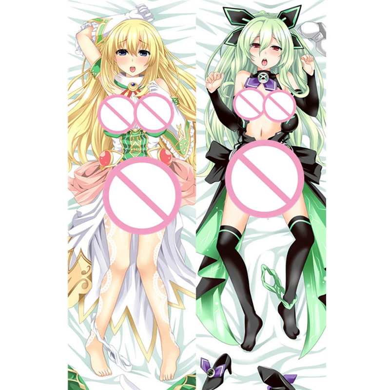 Hyperdimension Neptunia Neptune Noire Blanc Vert Body Pillowcase Hot game Super Dimensional Game Pillow Cover | Дом и сад