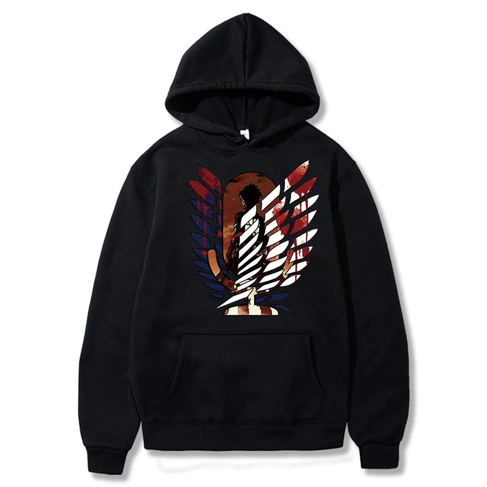 

Толстовка мужская с рисунком из аниме «атака на Титанов»