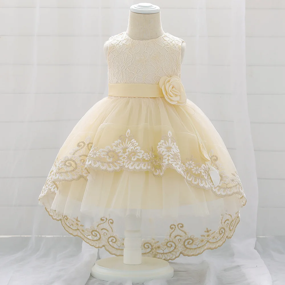 

Summer Elegant Baby Girls Clothes Fashion Flower Girl Dresses Children Kids Girl Clothing Party Birthday Wedding Princess Dress