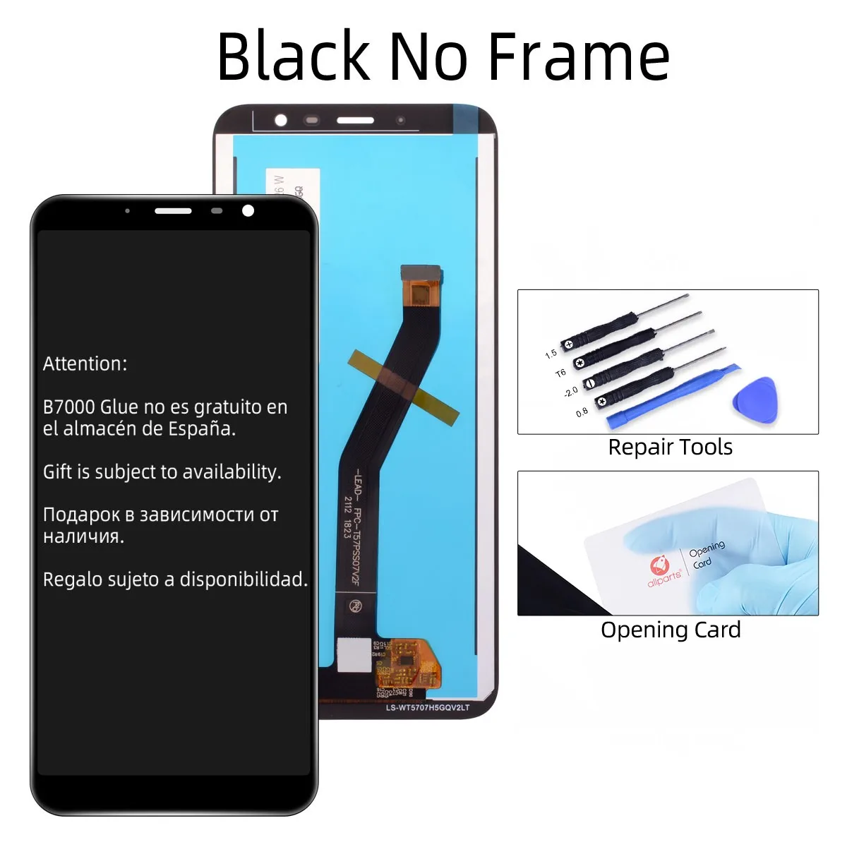 black 5,7 '' ЖК-дисплей для MEIZU 6T M6T M811Q M811H, сенсорный экран, без рамки, замена для MEIZU 6T M6T, ЖК-дисплей, дигитайзер - Цвет: black