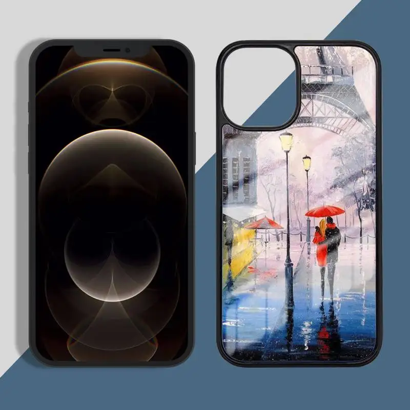 

Fashion London Paris New york Lover Autumn Phone Case for iPhone 11 12 pro XS MAX 8 7 6 6S Plus X 5S SE 2020 XR Hard PC