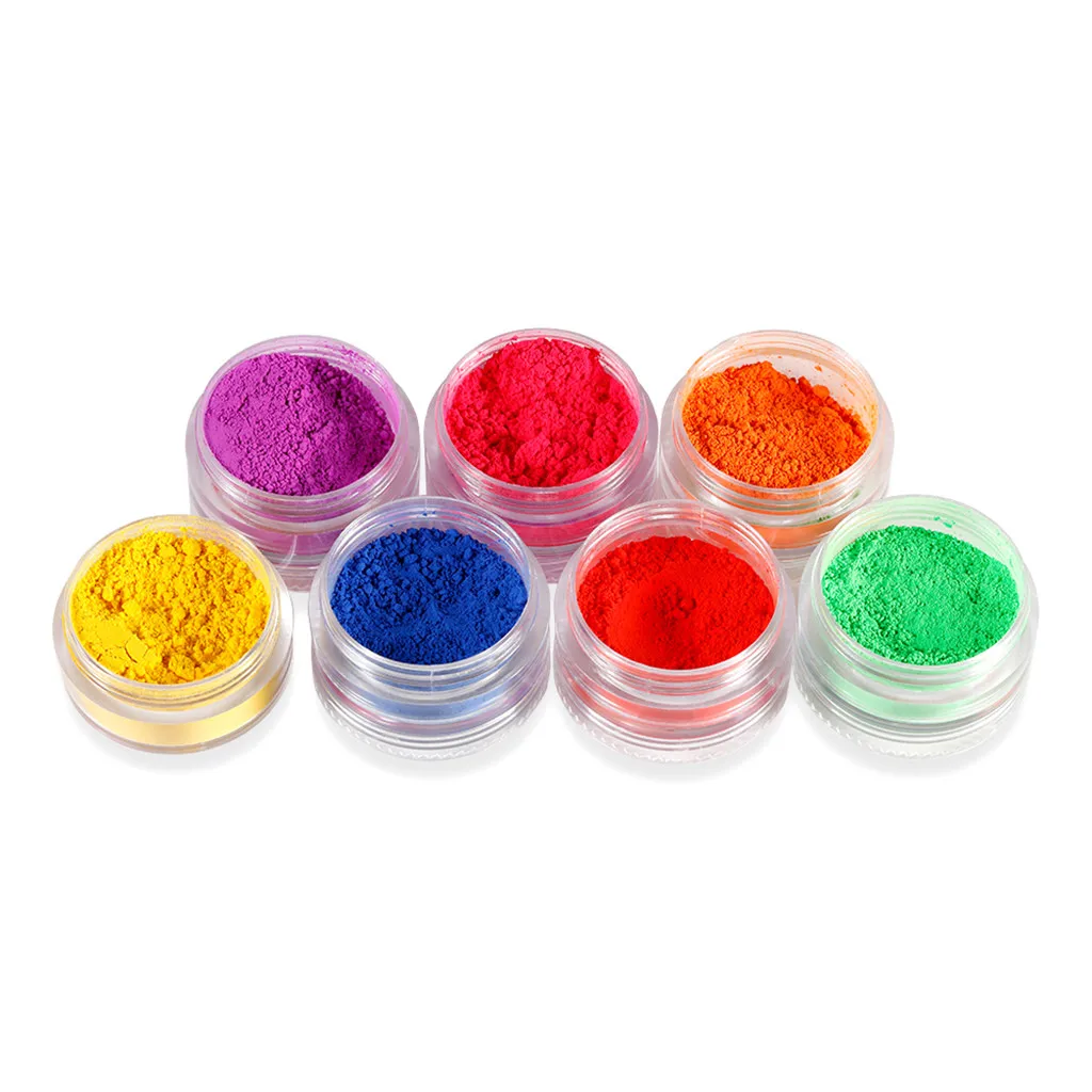 Тени для век порошок рыхлый пигмент яркие тени матовое стекло минеральный нейл