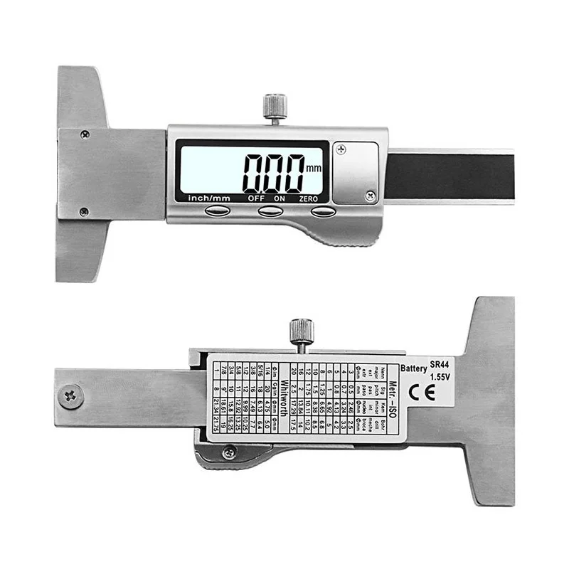 Цифровой измеритель толщины шин протектора из нержавеющей стали 0-25 мм |