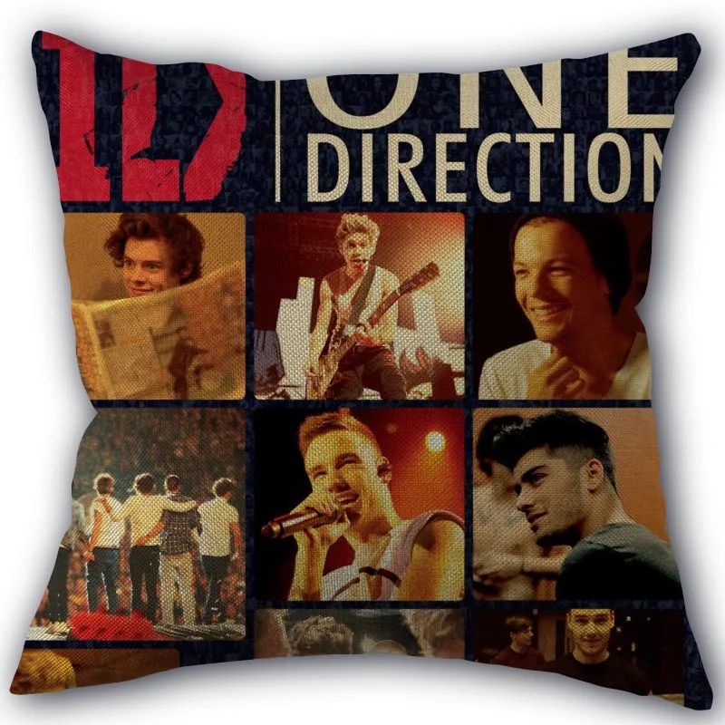 20 Изготовленная на заказ накидка для подушки, One Direction домашний текстиль площадь размером 45*45 см декоративное хлопковое белье, не выцветает и не наволочка Рождественский подарок - Цвет: 20