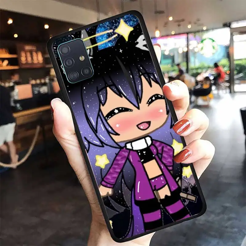 

FHNBLJ Social game Gacha Life Phone Case For Samsung A6 A7 A8 A10 A11 A20 A21 A30 A31 A40 A50 A70 A80 A91 Plus S E Cover