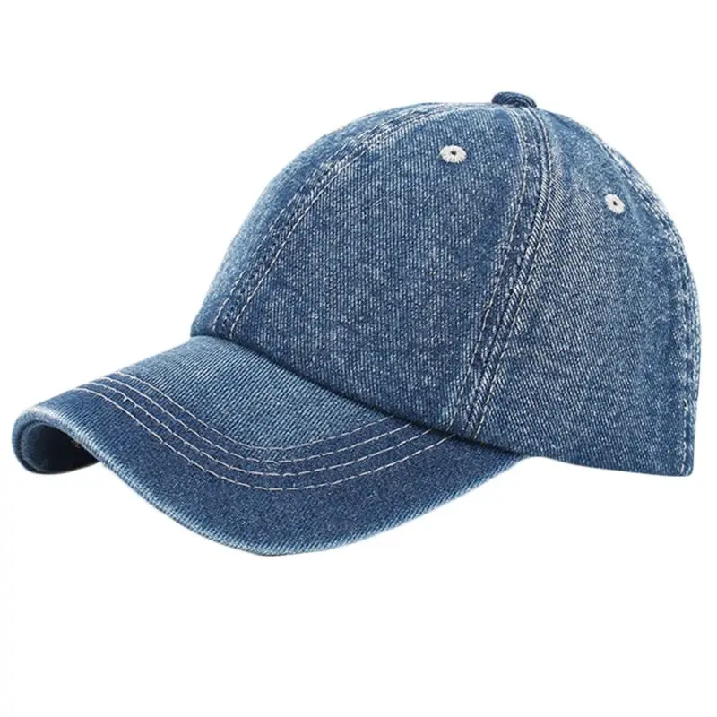 Винтажная бейсбольная Кепка унисекс с эффектом потертости Регулируемая Snapback