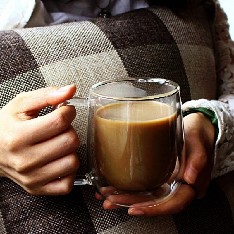 

Double bottom coffee cup 250 ml cup tea cup coffee cup juice beer milk cup