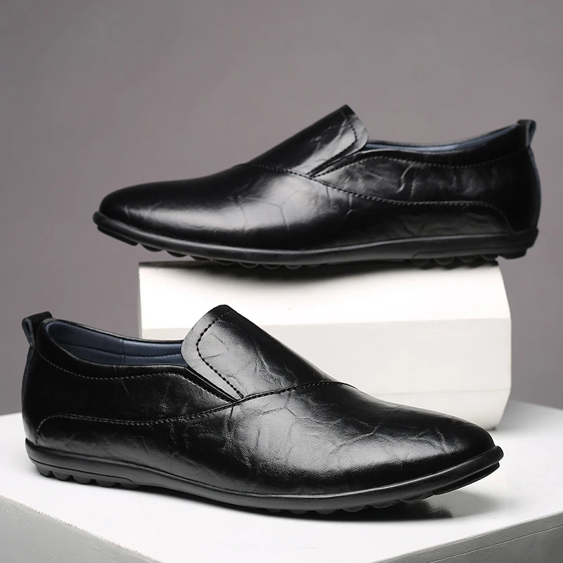

Zapatos De Hombre/Мужская обувь; кожаные лоферы; мужские слипоны; модная удобная официальная обувь; мужские мокасины; Chaussure Homme