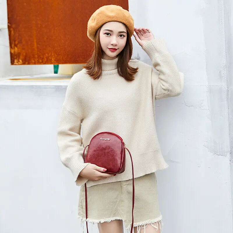 Женская сумка мессенджер модная портативная Диагональная Сумка одноцветная