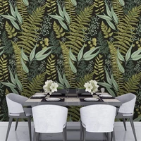 rural green leaf peel and stick wallpaper self adhesive removable contact paper for wall covering mural shelf drawer liner