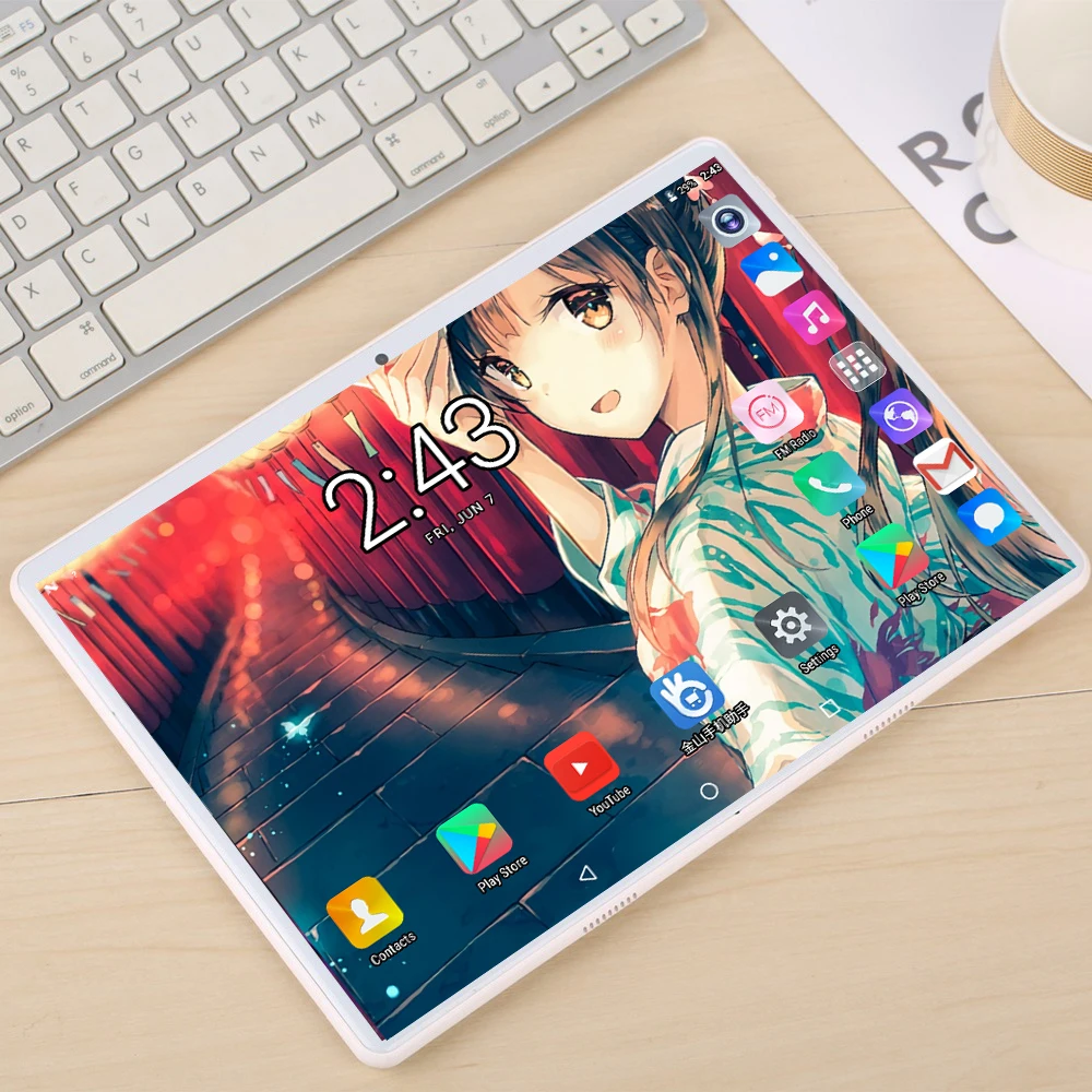 BDF планшет 10 дюймов Android 9,0 планшетный ПК 10/10 ядерный планшет 8 ГБ/128 Гб Две sim-карты 3g/4G LTE телефон планшет 7 8 9 10 таб
