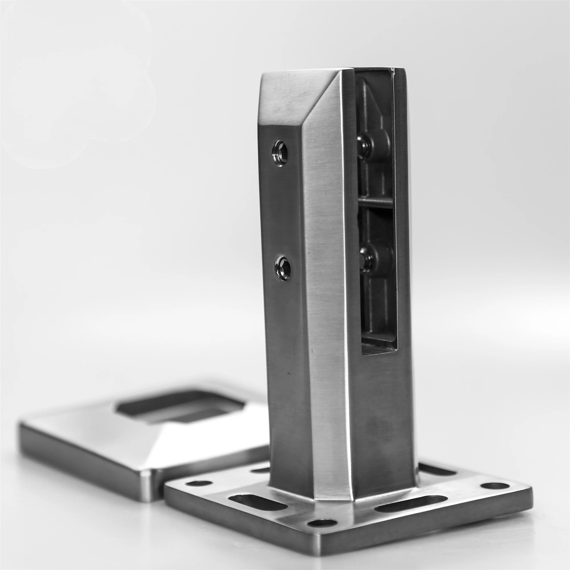 Настенный светильник квадратный из нержавеющей стали для бассейна дуплексный