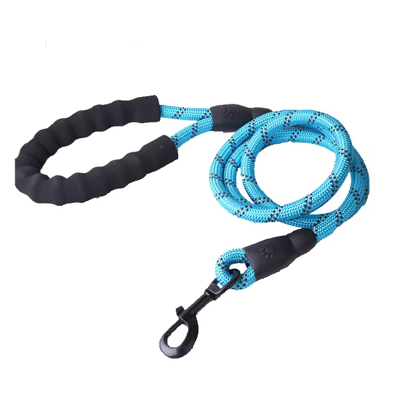 

Durable Dog Leashes Reflective Striped Safely Pet Leads Quick Release Nylon Rope For Small Puppy And Large Big Dogs