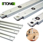Т-образная Торцевая направляющая из алюминиевого сплава, торцевая направляющая и торцевая направляющая, Настольная пила, торцевой манометр, стержень, Деревообрабатывающие инструменты сделай сам