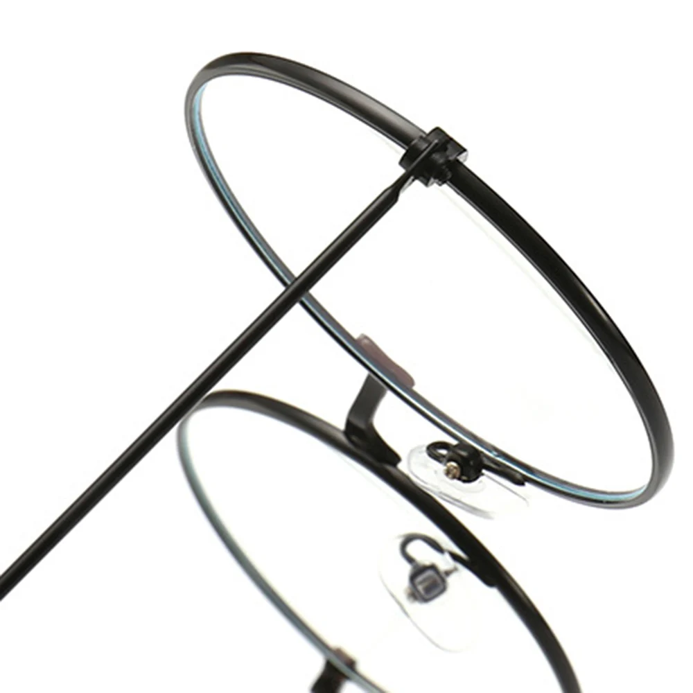 

Clear Lens Eye Protection Personality Frame Blue Light Blocking Game Eye Glasses College Style Vintage Round