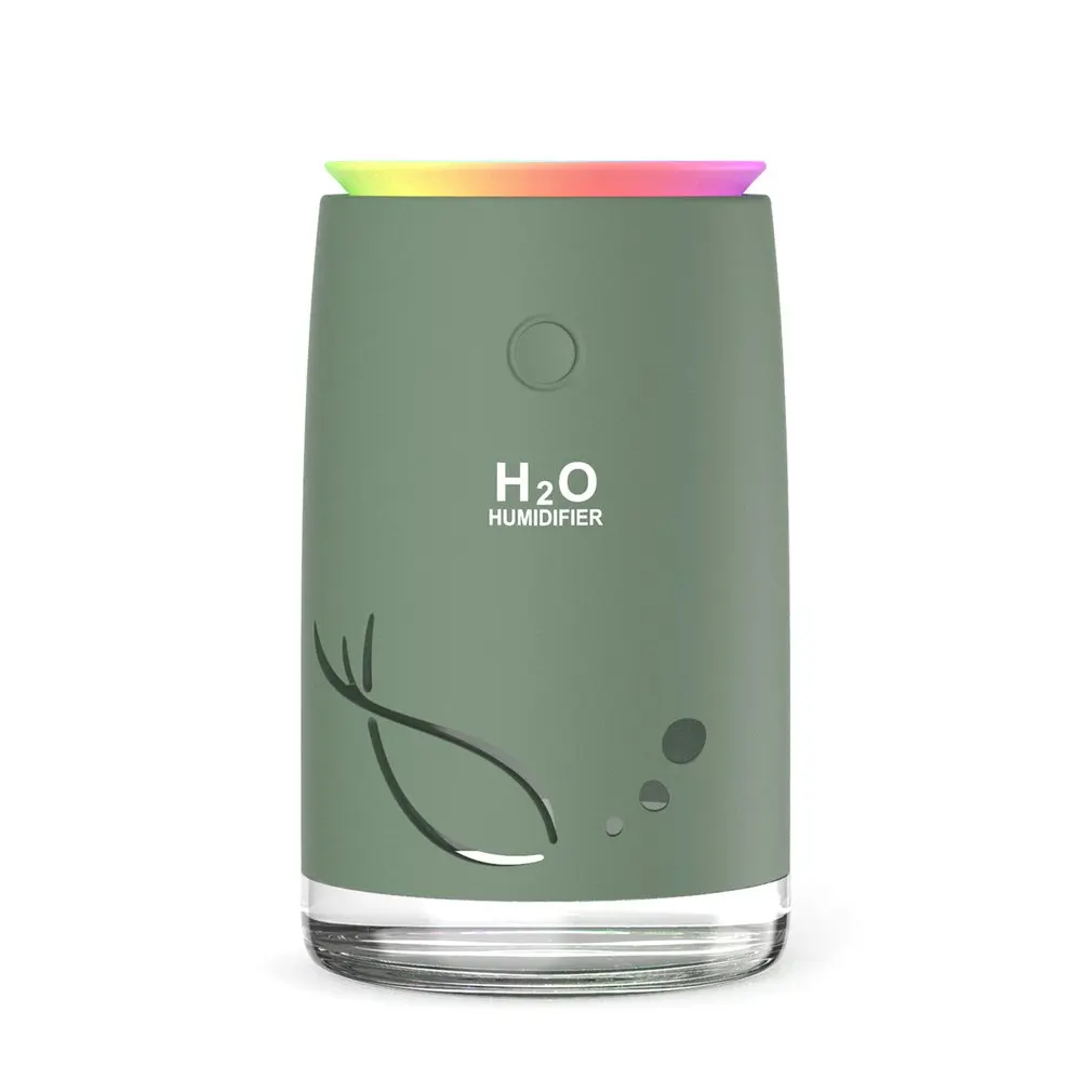 

Увлажнитель воздуха портативный, 310 мл, ультразвуковой с ароматическим эфирным маслом диффузор, USB