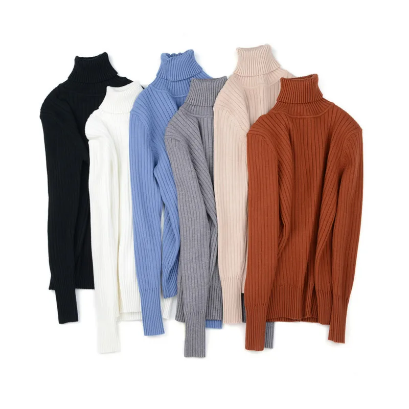 

Women Casual Sweate Best-selling Slim-fit Turtleneck Bottoming Shirt Fashion Trend High-quality Feminine Sweater Fall 2020 Women