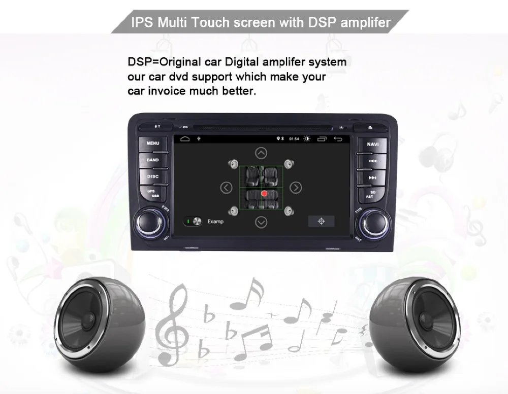 Android 9,0 автомобильный DVD gps для Audi A3 8P 2003-2012 S3 2006-2012 RS3 Sportback 2011 Автомобильный мультимедийный плеер стерео радио