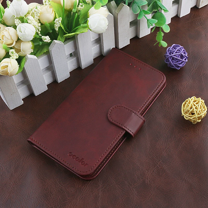 Чехол ocolor Cubot R15 из искусственной кожи классический деловой дизайн для телефона