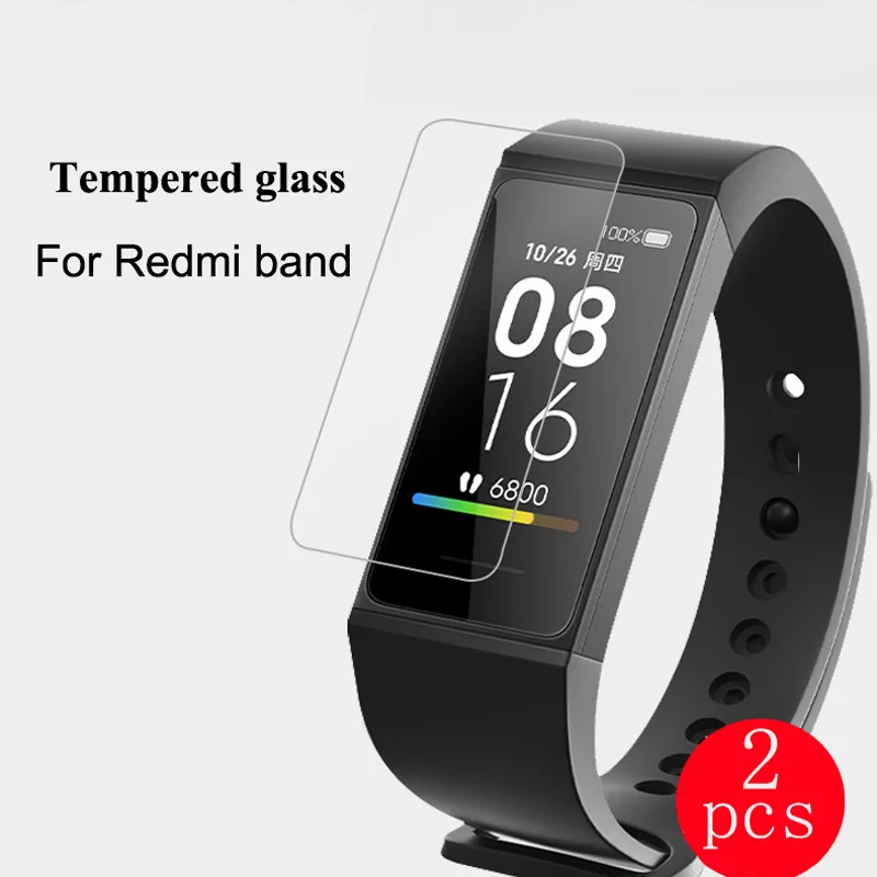 Закаленное стекло пленка для Mi Smart Band 4c Защита экрана 4C силиконовый ремешок USB