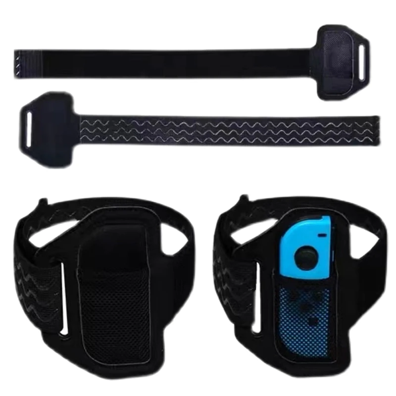 

1 Set Adjustable Leg Strap Elastic Fixing Belt Sports Band Grip Compatible with Switch Joy Con/OLED for Ring Fit Adventure
