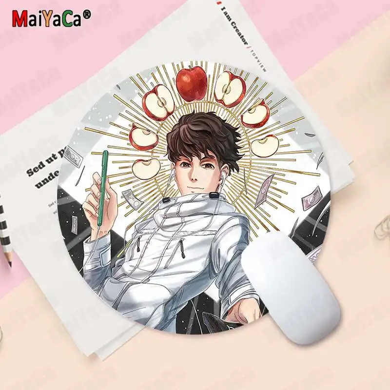 

Maiyaca In Stocked Minoru Tanaka Death Note High Speed New round Mousepad Anti-Slip Laptop PC Mice Pad Mat gaming Mousepad