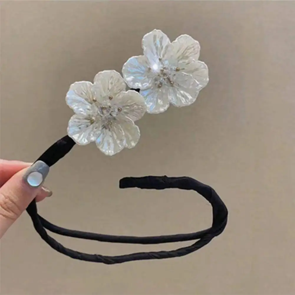 

Hair Curler Head Grasping Clip Temperament Flower Horsetail Buckle Disc Simple Fluffy Bud Head Curling Iron Styler Female
