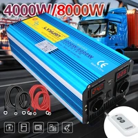 dc 12v24v to ac 50hz60hz 240v 8000w dual led display pure sine wave with 3 1a usb boost power welding inverter