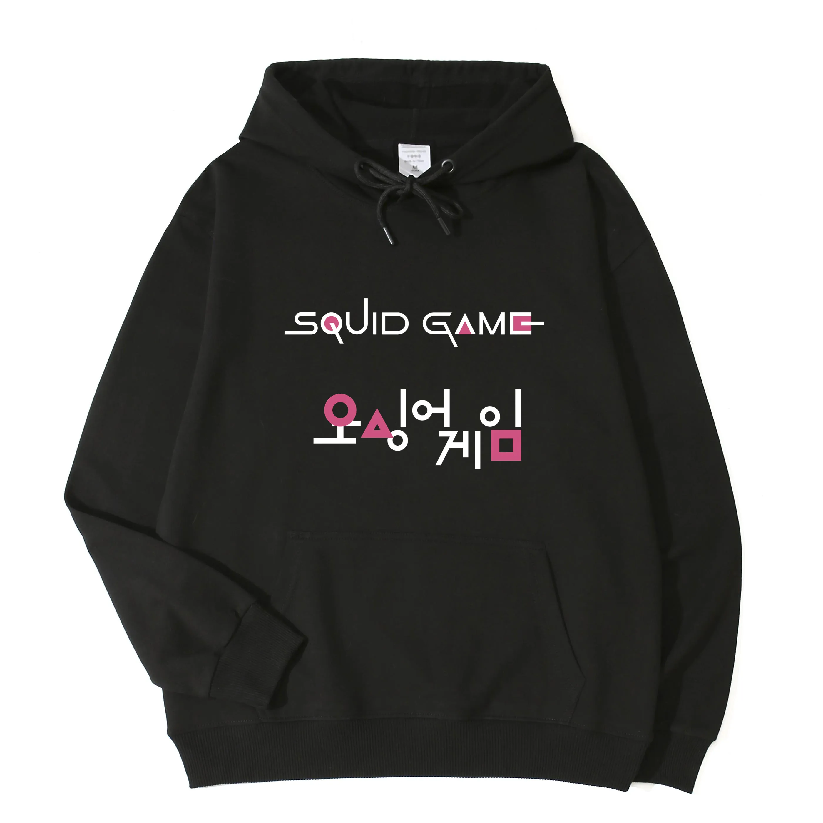 

2021 Popular Squid Game Custom Unique Print Pullover Popular High Quality Pocket Hoodie Sweatshirt Unisex Top Asian Size