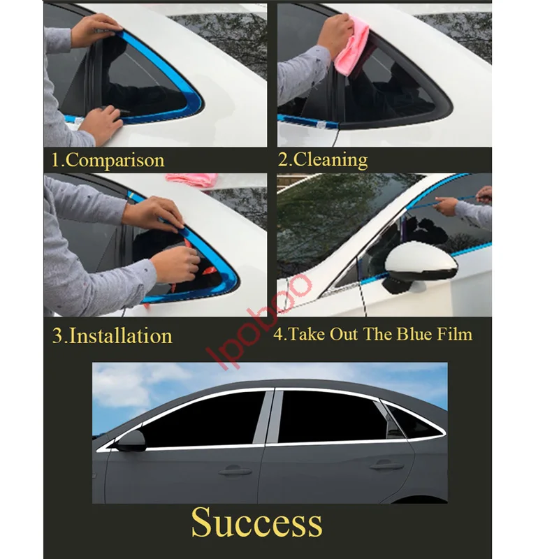 10 шт. дверная оконная рама из нержавеющей стали Формовочная отделка для BMW X5 2009-2013