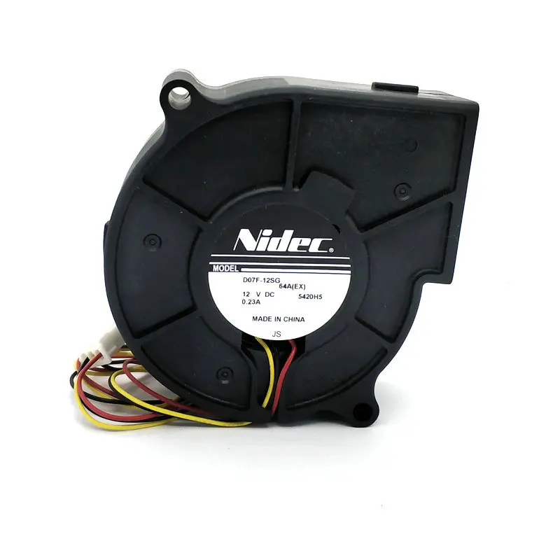 Новый оригинальный нидек D07F 12SG 64A(EX)DC12V 0.23A 75x30 мм 3 линейный Вентилятор охлаждения