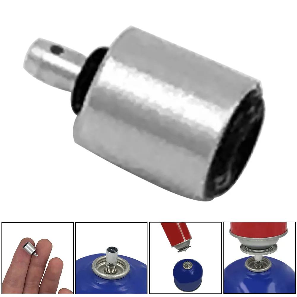 Наконечник переходник для заправки газа многоразовый бутан винт наружный разъем