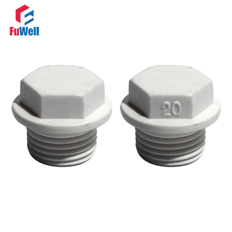2 шт. Концевая заглушка водопроводной трубы с резьбой 20/25/32/40/50 мм|Фитинги для труб|