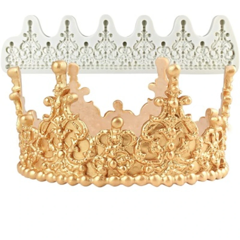 Корона свадебное украшение торта силиконовая форма для помадки инструменты