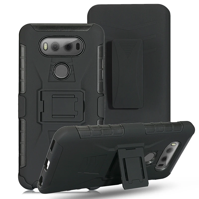 Alesser для LG G5 G6 чехол на ремень с зажимом подставкой противоударный V20 K10 2018