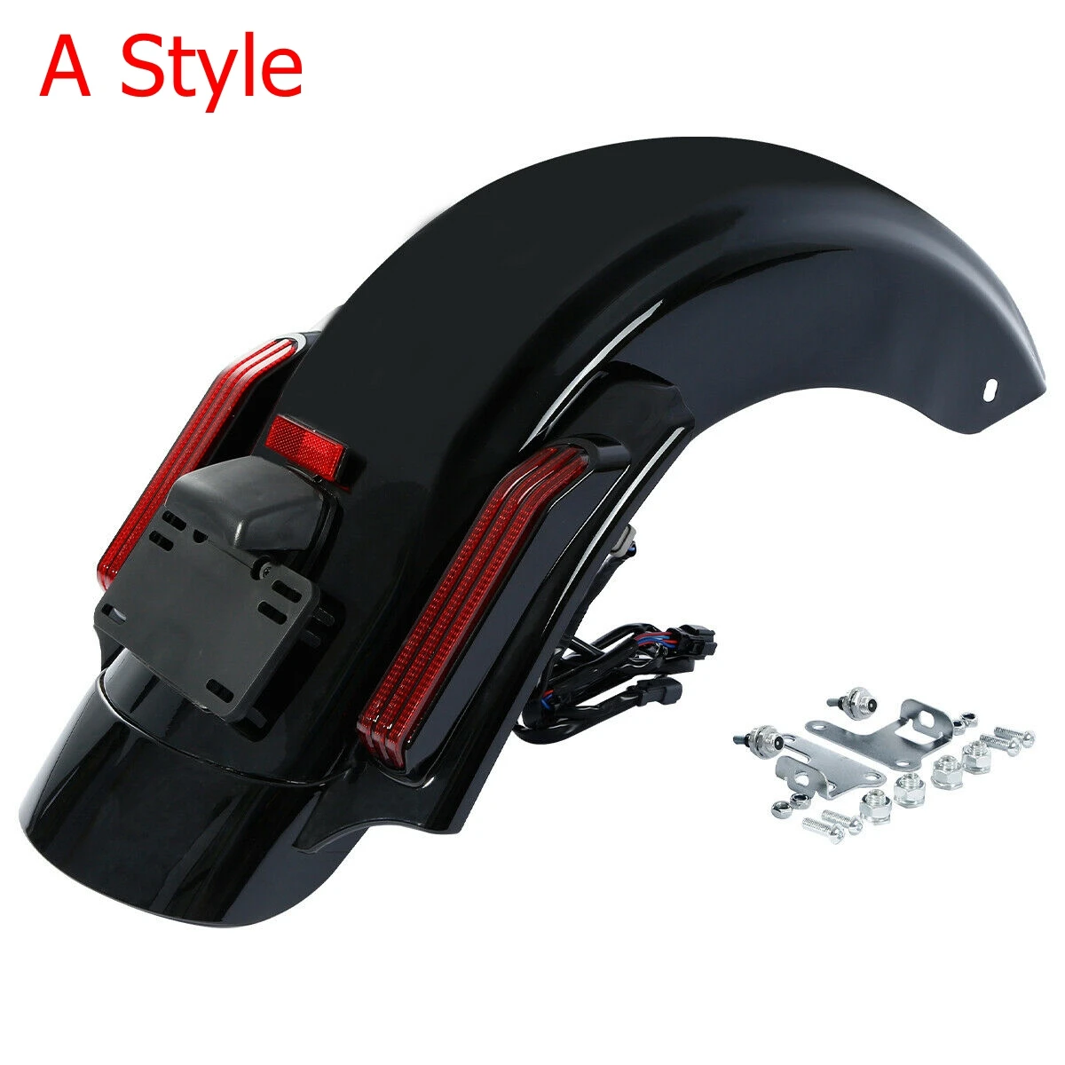 Удлиненная подседельная сумка для мотоцикла заднее крыло 5 дюймов Harley Touring Street Glide