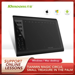 Графический планшет TISHRIC G10, 10 дюймов, цифровой планшет для рисования с ручкой 8192 уровня для рисования и игры OSU