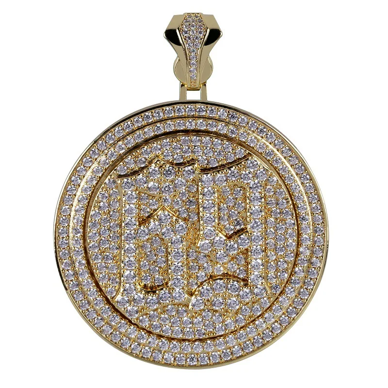 Круглое ожерелье с подвеской в виде букв 69 позолоченные цепочки со сверкающим