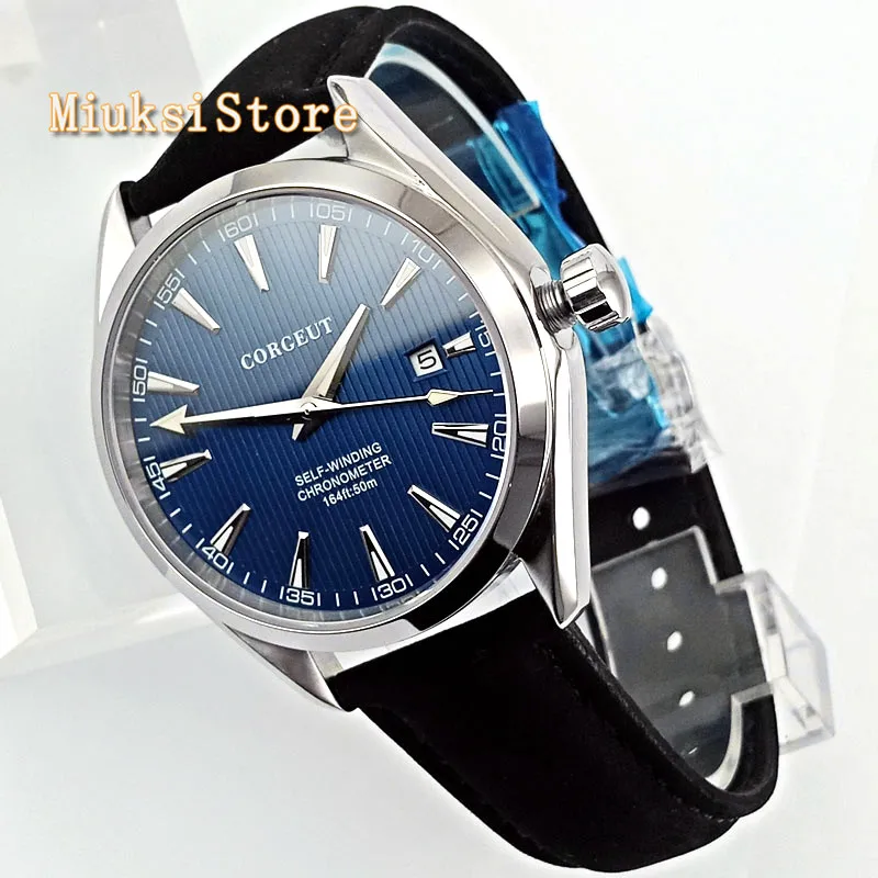 Мужские Водонепроницаемые механические часы с автоматическим движением 41