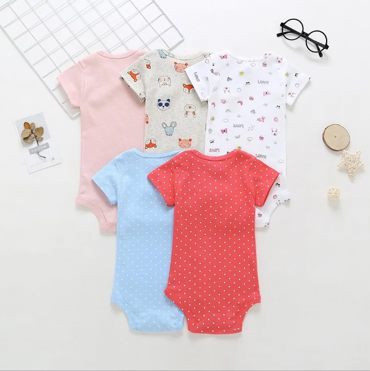 bodysuit 11 5 шт./лот; Одежда для новорожденных; мягкие боди из хлопка; Качественная одежда для малышей; Ropa bebe; комбинезон для малышей 0-24 месяцев - Цвет: bodysuit 11