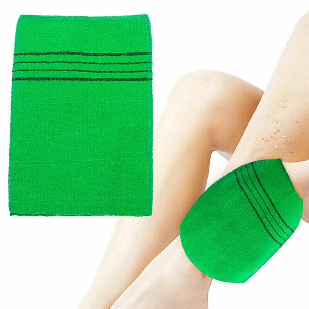 5Pcs Korean Italy Asian Exfoliating Bath Washcloth Body Scrub Shower Soft Towels  Wash Cloths Dead Skin Clean Wash Towel Tool