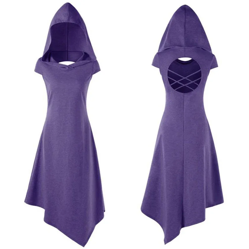 Средневековый винтажный готический костюм ведьмы эльфа Женский на Хэллоуин с