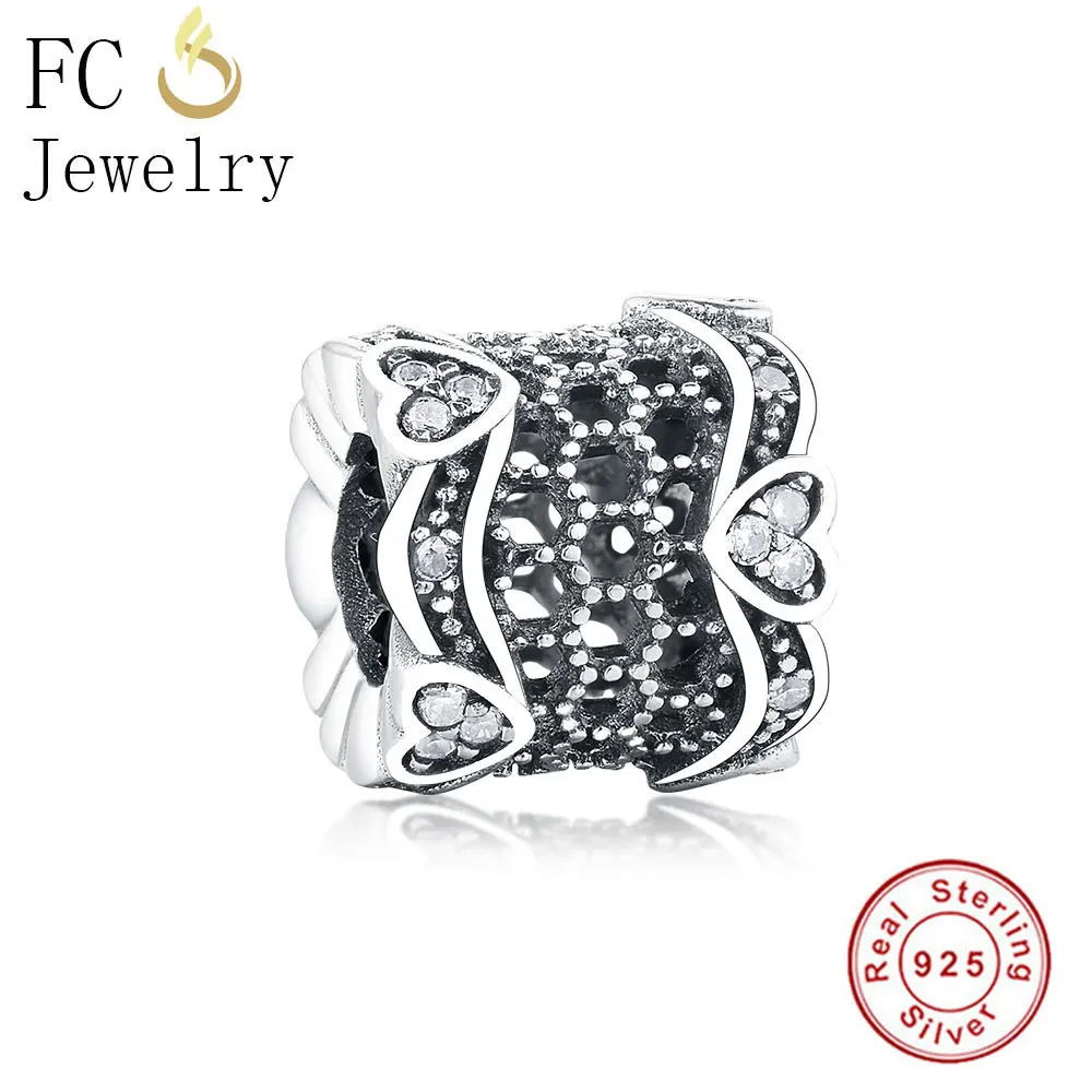 FC ювелирное изделие, браслет Pandora, 925 серебро, мультяшное животное, мини мышка, розовый цвет, эмаль, бисер, изготовление, Берлок - Цвет: FC0268