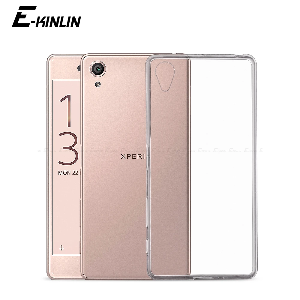 ТПУ чехол для Sony Xperia 1 5 10 II XZ3 XZ2 XZ1 XZS XZ L1 L2 L3 Z5 Z4 Z3 Z2 X Compact Premium XA XA1 XA2 Plus ультра мягкий